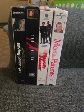 Set Of 4 VHS Movies